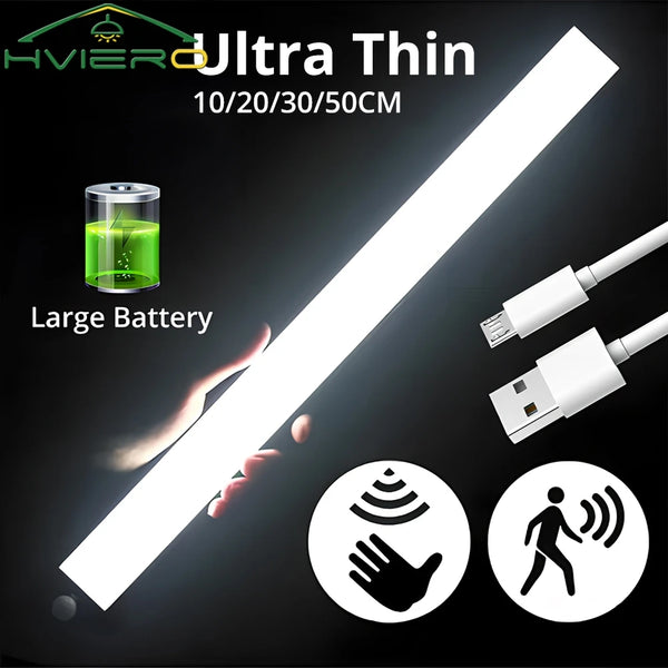 Night Lights Wireless LED Motion Sensor Lamp USB Rechargeable Magnetic for Wardrobe Room Closet K...