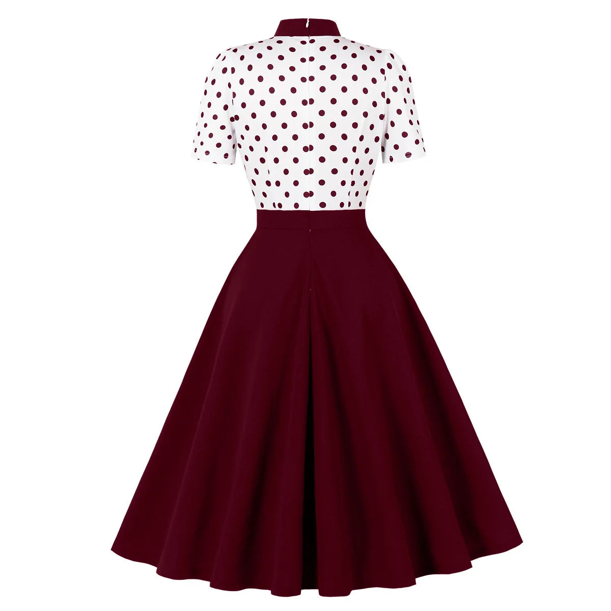 Polka Dot Vintage Swing Dress - 1950s Rockabilly Pin-Up Style Secondary image