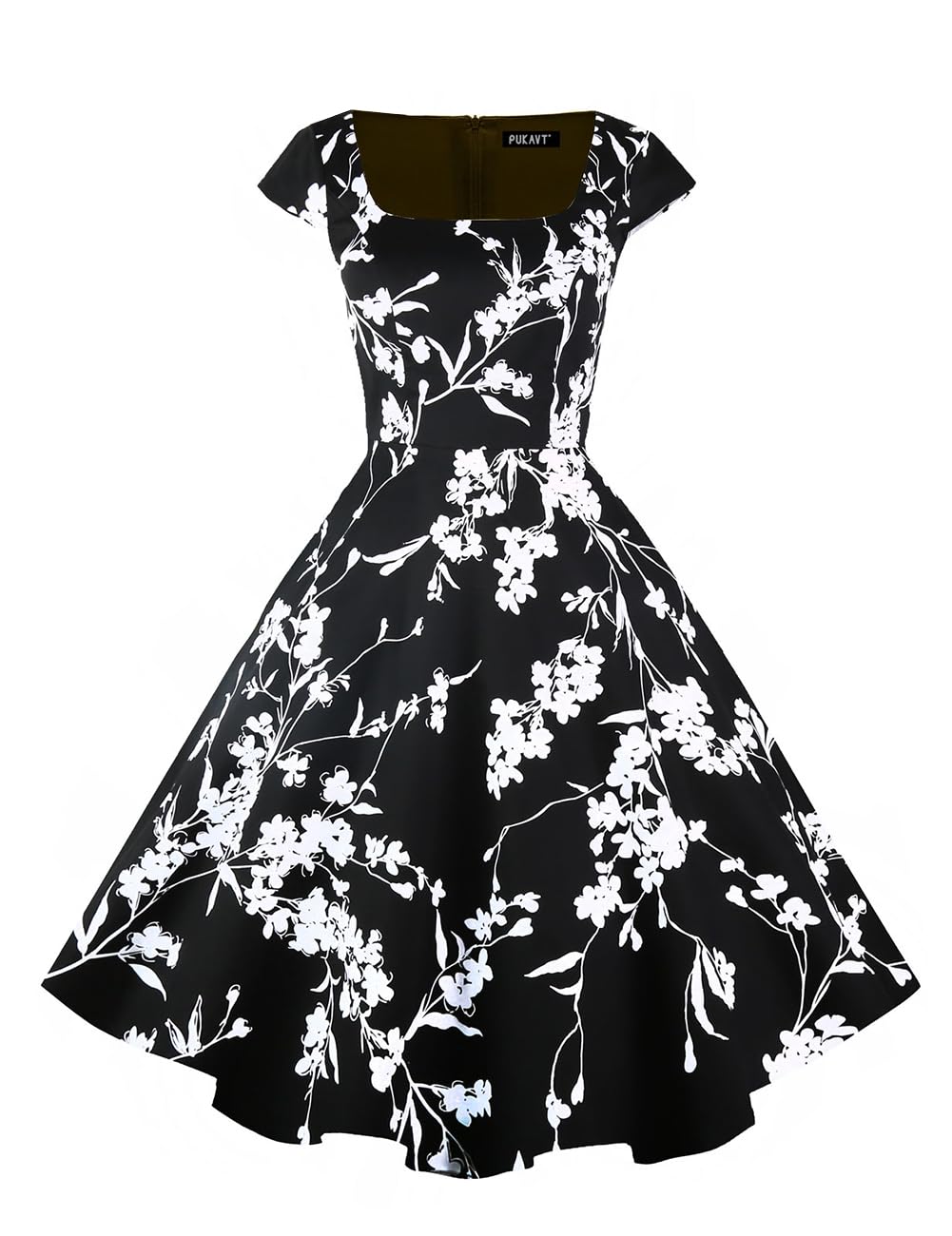 Women's Cocktail Dress 1950s Retro Swing Dress