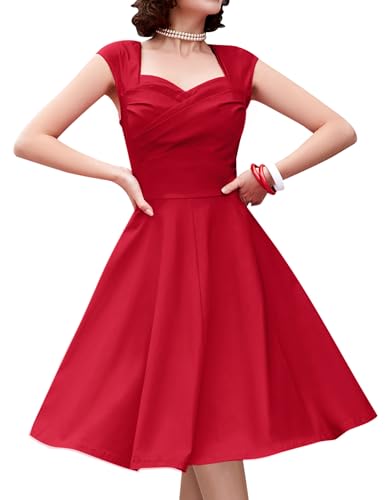 Vintage Swing Dress - 1950s Rockabilly Pin-Up Style Main image