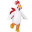 Spooktacular Creations Inflatable Chicken Costumes for Adults, Blow Up Rooster Costumes for Halloween Animal Cosplay Parties