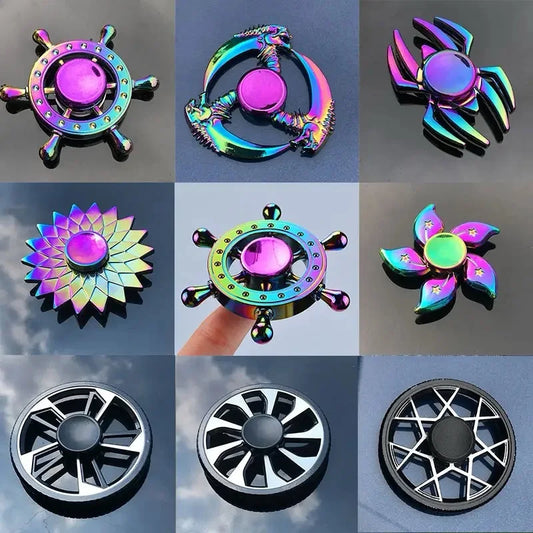 Rainbow Metal EDC Fidget Spinner