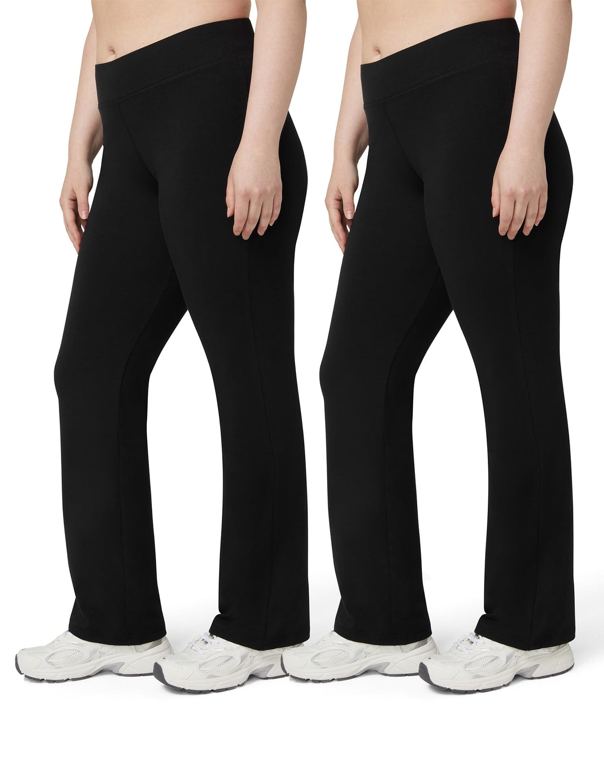 No Nonsense Lounge Yoga Pants For Women, Flared Cotton Leggings