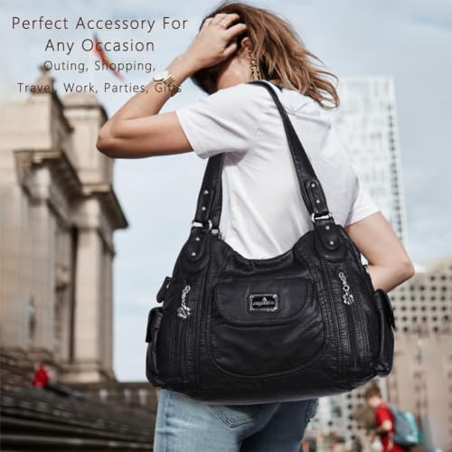 Angel Kiss Large Hobo Shoulder Tote