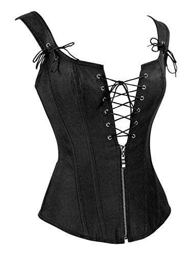 Renaissance Boned Corset with Garters Secondary image