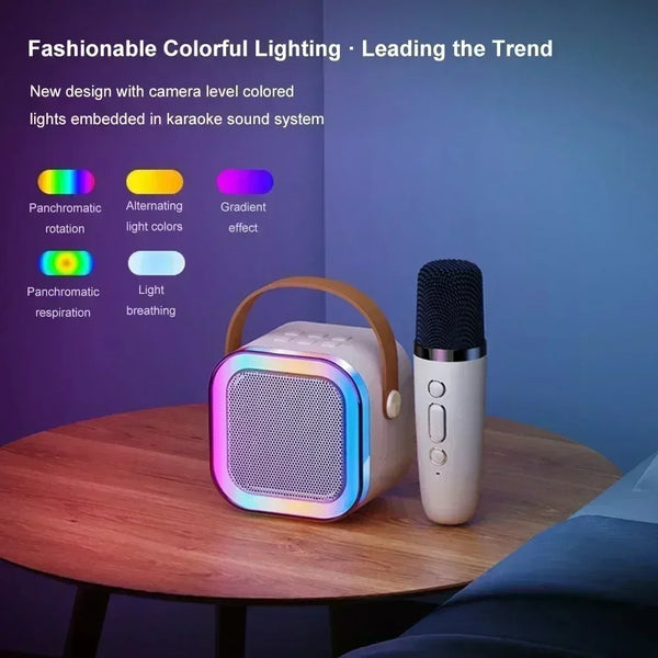 Mini Karaoke Bluetooth Speaker with Microphone