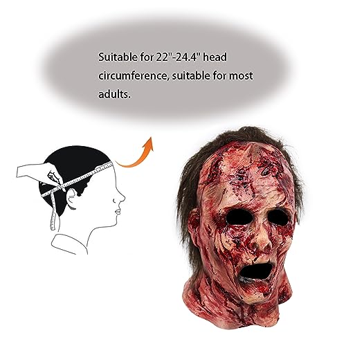 Scary Mask Horror Bloody Halloween Cosplay Mask Creepy Accessories