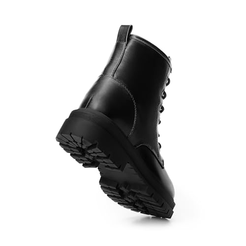 DREAM PAIRS Women's Combat Boots Lace-up Ankle Boots
