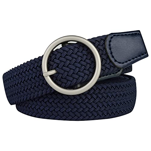 Womens Plus Size Belts 39 To 75inch Stretch Belt Black Elastic Belts