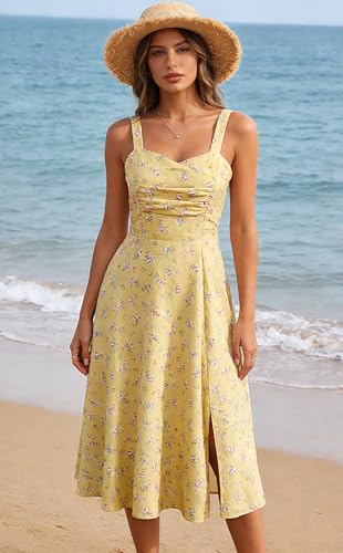Vintage Midi Tea-Party A-Line Sundress