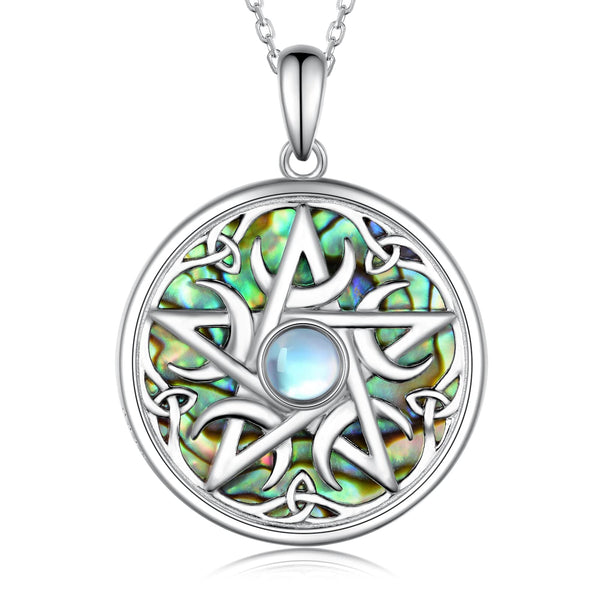 Celtic Witch Knot Necklace - Trinity Symbol