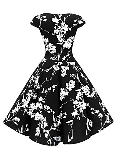 Women's Cocktail Dress 1950s Retro Swing Dress