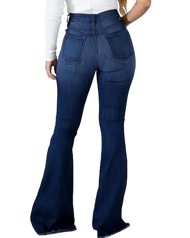 Vintage Bell Bottoms Flare Jeans For Women 90s High Waist Secondary image