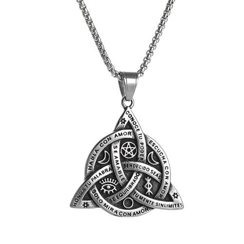 Triple Goddess Celtic Knot Necklace