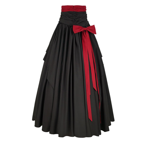 Women's Victorian Skirt Renaissance High Waist Maxi Skirt
