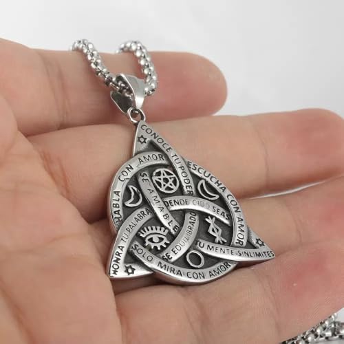 Triple Goddess Celtic Knot Necklace