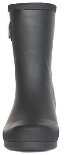 Solid Mid-height Rain Bootrain Boot