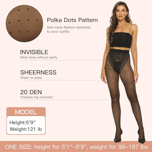 Patterned Sheer Tights – 20 Denier
