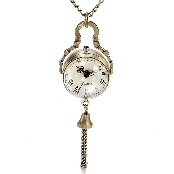 Fisheye Glass Ball Retro Pocket Watch