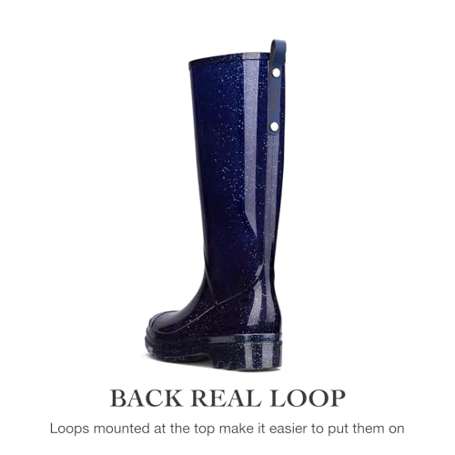 Rain Boots For Women Waterproof Boots, Knee High Rain