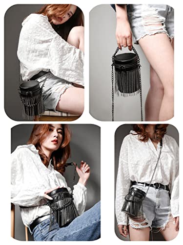 Y2K Punk Tassel Fringe Tote