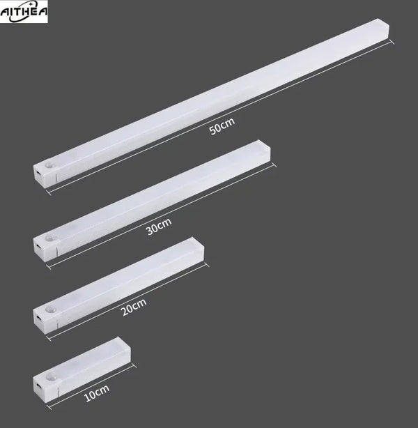 Aithea PIR Motion Sensor LED Cabinet LED Light Wireless Portable Detector Lamp for Hallway