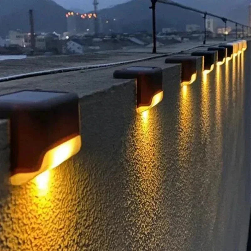 1/4/8/12/pcs Solar LED Light Waterproof Solar Step Lamp Patio Garden Decor Secondary image