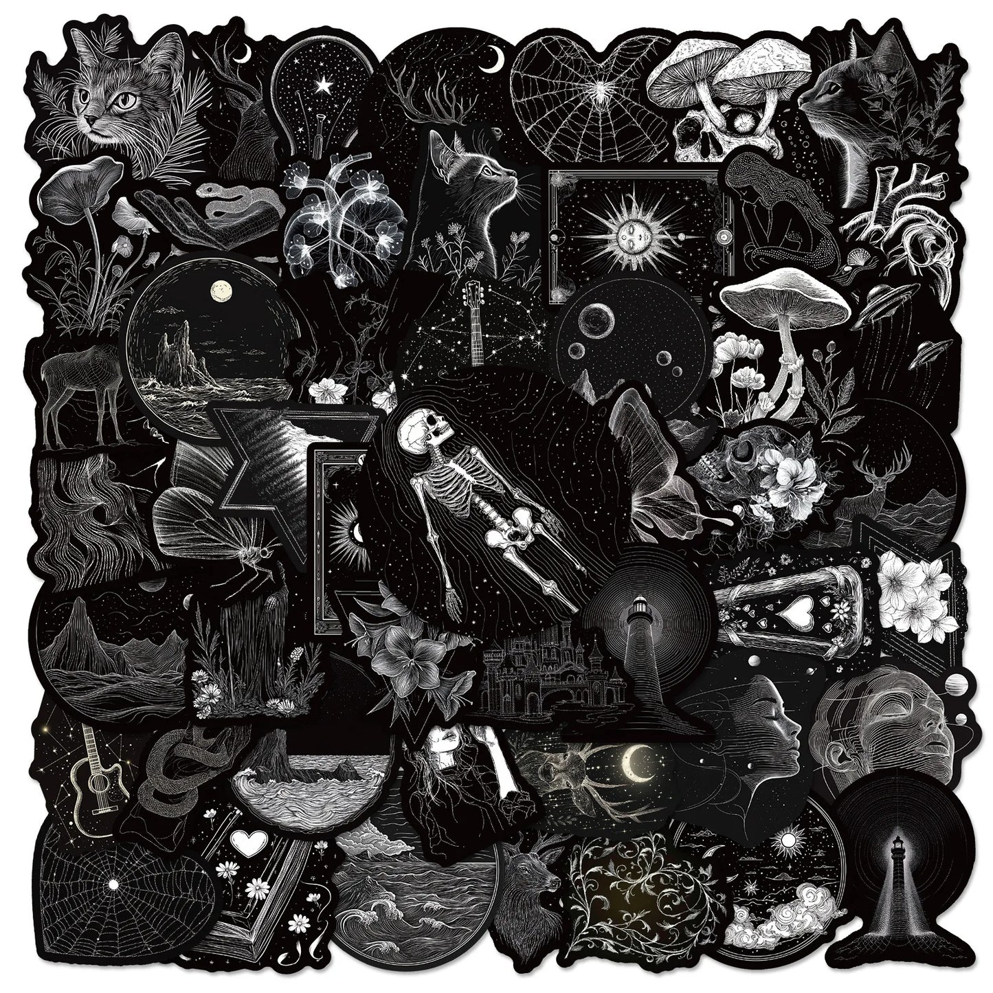 Beautiful Scrapbooking Or Skateboard DIY Sticker Pack