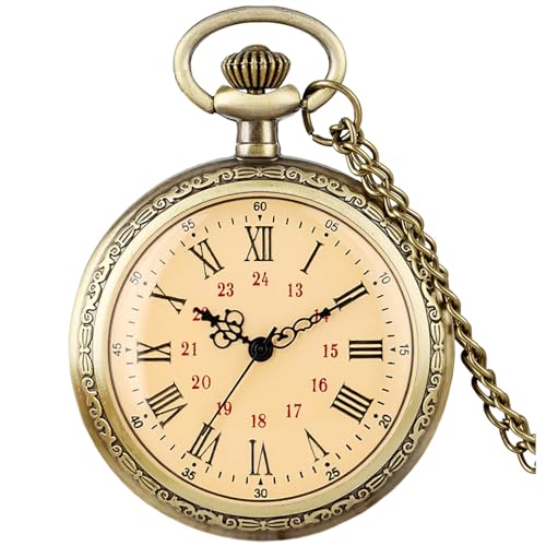 Vintage Pocket Watch with Chain — Unisex