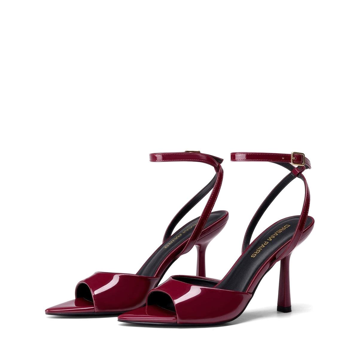 DREAM PAIRS Women's Stiletto Kitten Heeled Sandals
