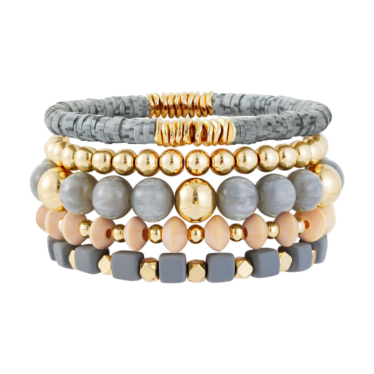 Boho Beaded Stretch Bracelets For Women Stackable Handmade Jewelry