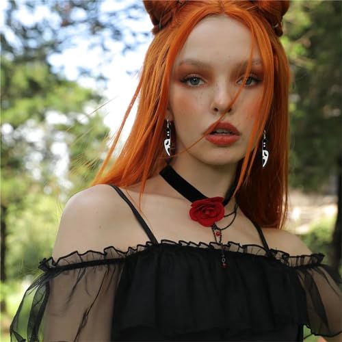 Spooky Ghost Pumpkin Earrings Funny Acrylic Candy Corn Earring Cute Orange Pumpkin Spooky Ghost Skull Cat Spider Butterfly Dangle Earrings for Women Halloween Costume Decorations Accessories