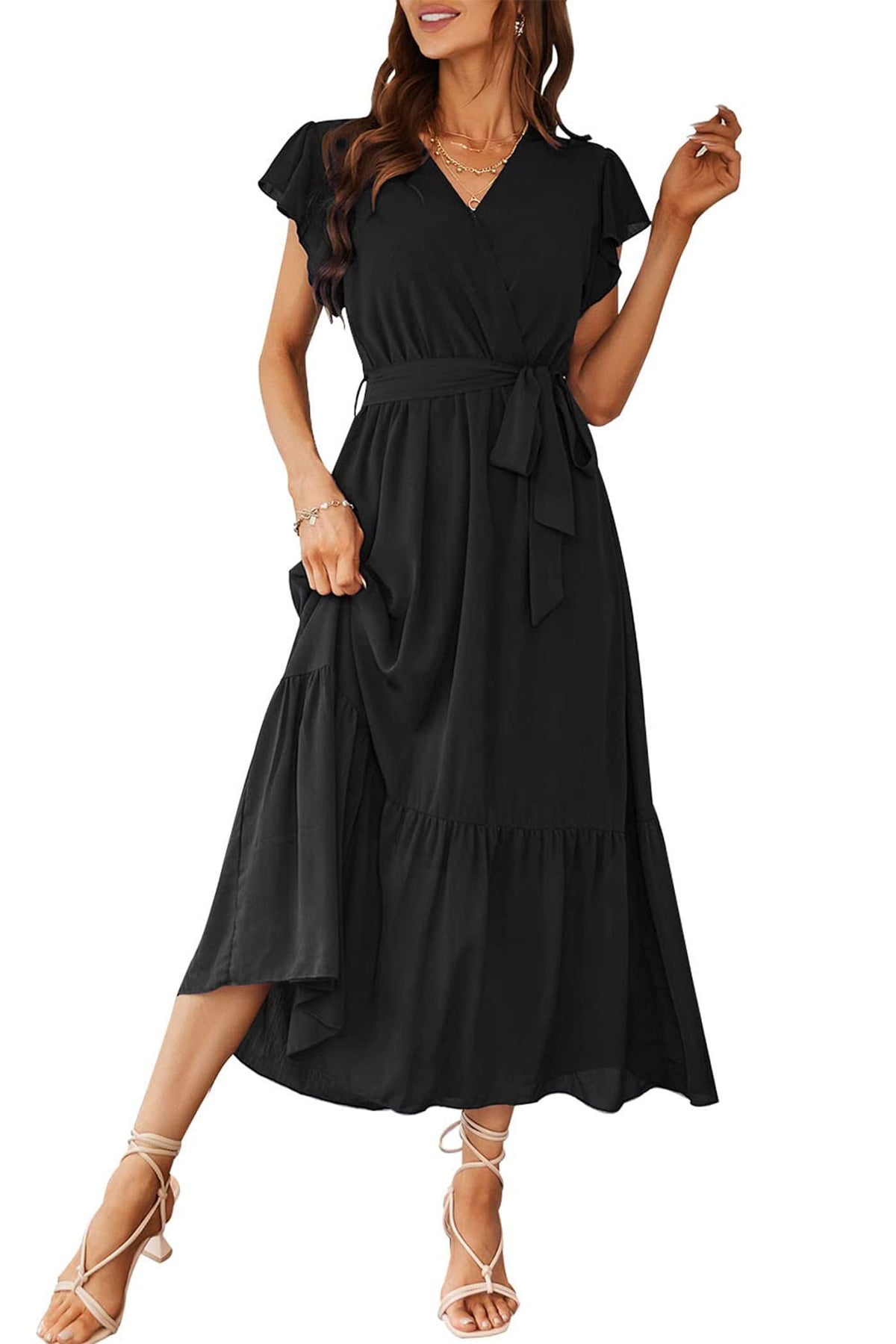 PRETTYGARDEN Women's Summer Floral Boho Maxi Dress