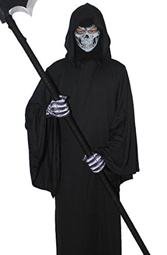 WTACTFUL 3D Scary Skeleton Mask Skull Mask Grim Reaper Mask for Halloween