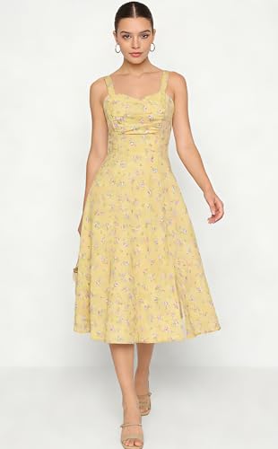 Vintage Midi Tea-Party A-Line Sundress
