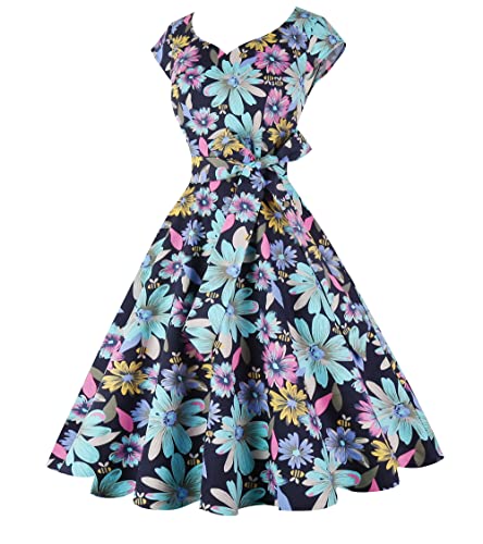 Women Vintage 1950s Dress Cocktail Dresses