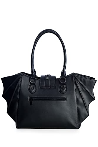 Women's Gothic Annabelle Bat Winged Crossbody Purse