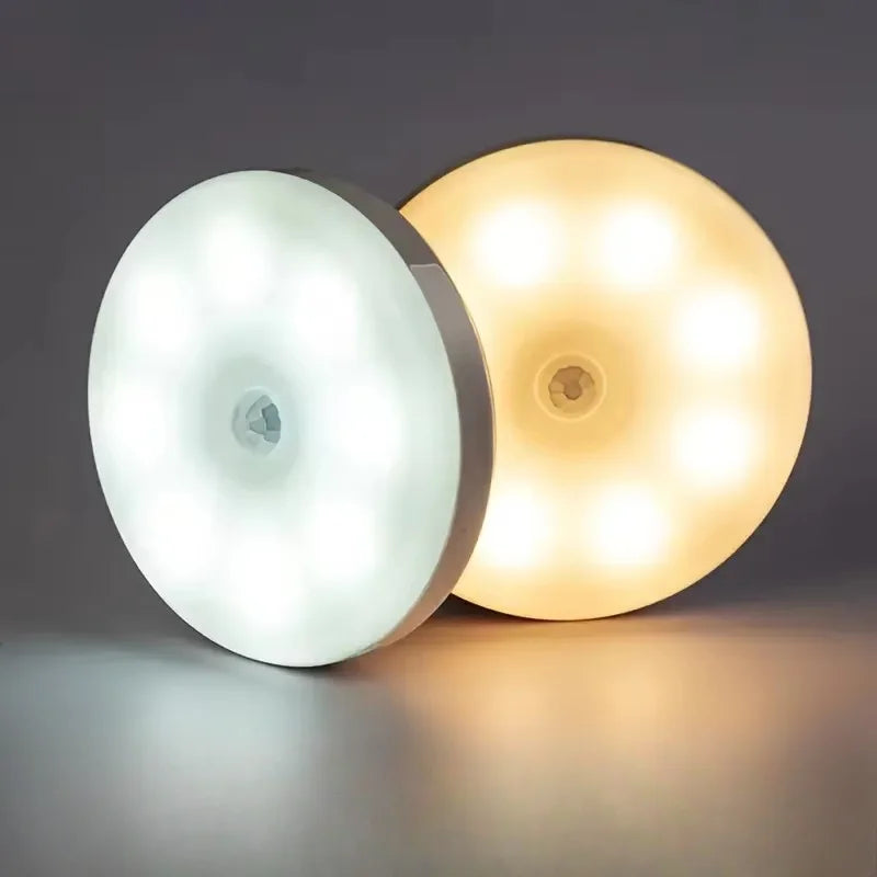 LED Smart Human Body Sensor Night Lamp Emergency Automatic Lighting USB Charging Wireless Magenti... Secondary image