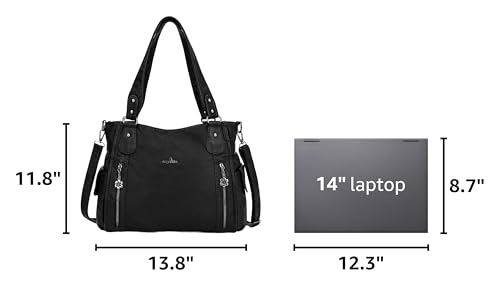 Top-Handle PU Hobo Tote — Roomy Casual Shoulder Satchel