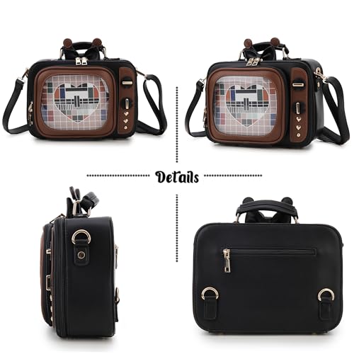 TV-Shaped Ita Bag Backpack — Cute Pin Display