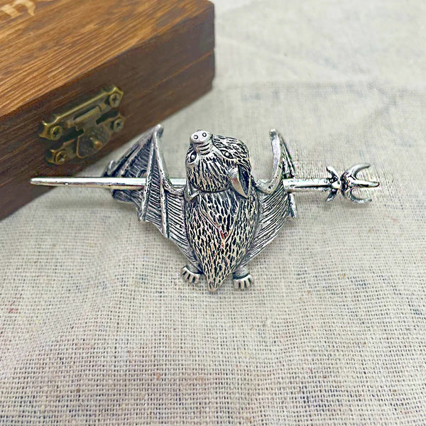 Spiritual Bat Necklace - Wiccan Jewelry