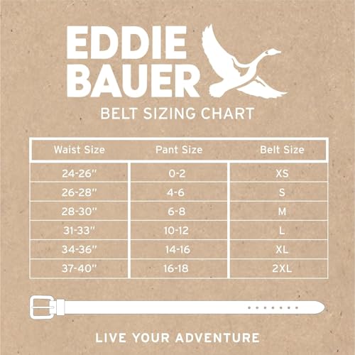 Eddie Bauer Womens Cascade Grommet Webbing Belt With Metal Buckle