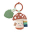 Itzy Pal Brown Mushroom Teether