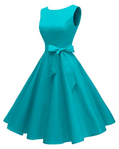 Sleeveless Vintage 1950s Cocktail Dress
