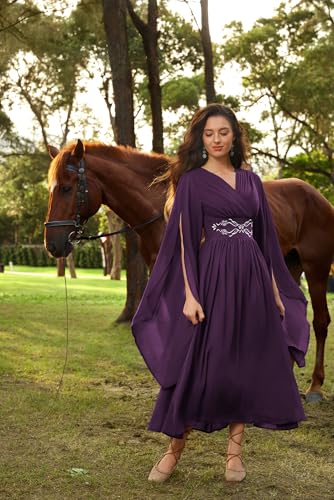 Scarlet Darkness Women's Renaissance Costume V Neck Medieval Fairy Dresses