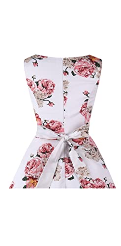 Dressever Women's 50s 60s Vintage Sleeveless Dress | Cocktail Party Dress with Pockets;Anniversary dress;Halloween dress;Christmas dress;Work dress