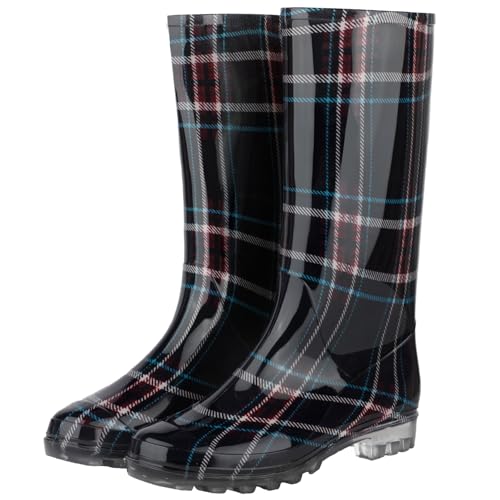 Tall Rain Boots For Women, Knee High Waterproof Slip On Main image