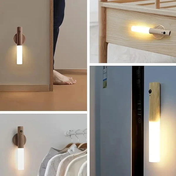 1pc Intelligent Human Body Induction Night LED Light, Household Toilet Wall Induction