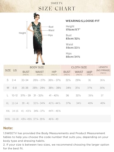 YESSA 1920s Peacock Dresses for Women,Flapper Gatsby Dress with Headband