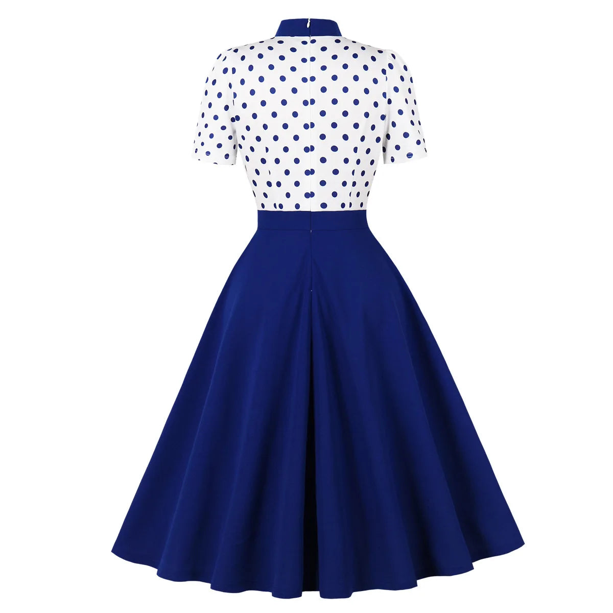 Polka Dot Vintage Swing Dress - 1950s Rockabilly Pin-Up Style
